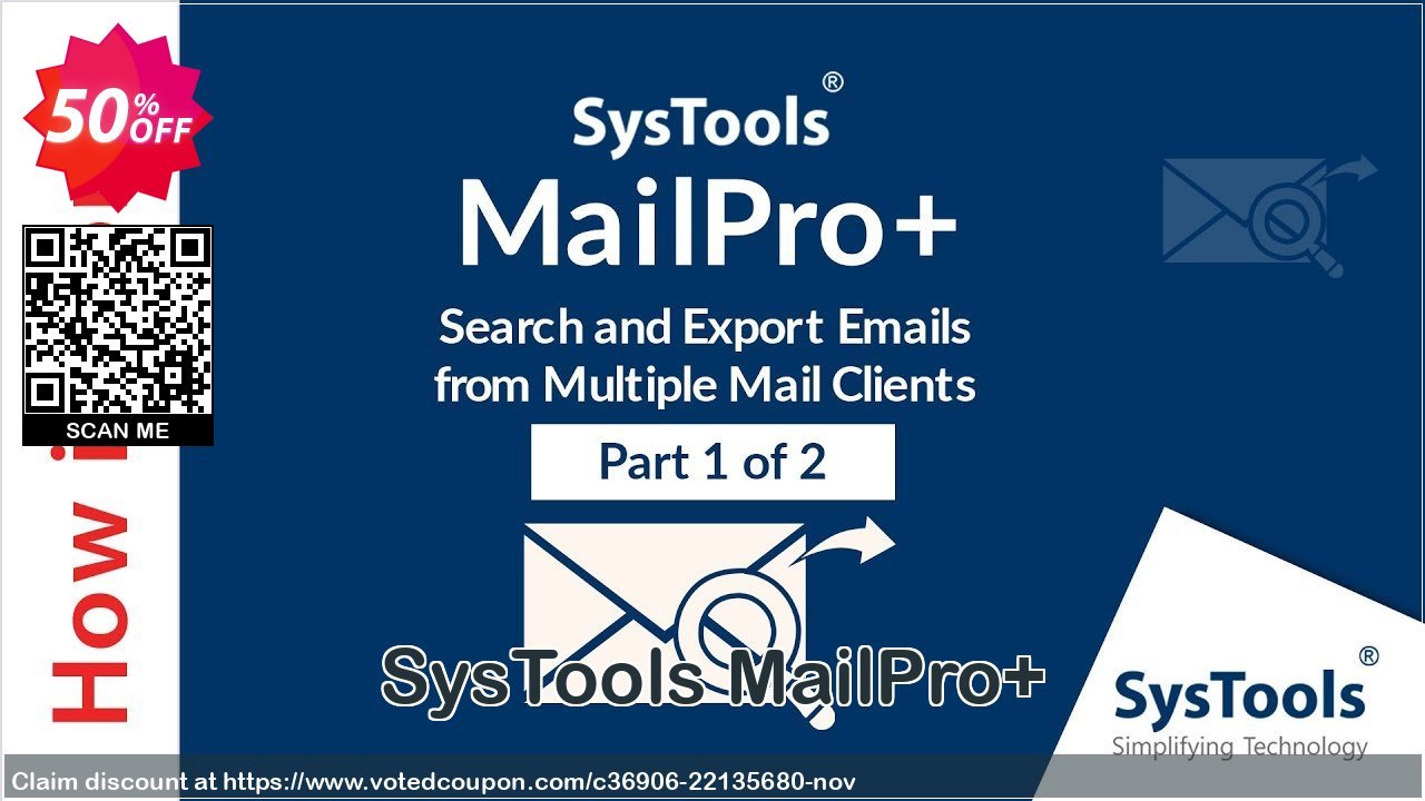 SysTools MailPro+ Coupon Code May 2024, 50% OFF - VotedCoupon