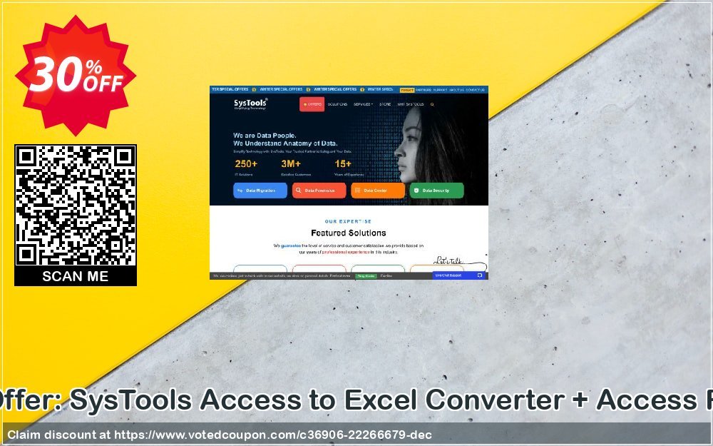 Bundle Offer: SysTools Access to Excel Converter + Access Recovery Coupon, discount SysTools Summer Sale. Promotion: amazing promo code of Bundle Offer - SysTools Access to Excel Converter + Access Recovery 2024