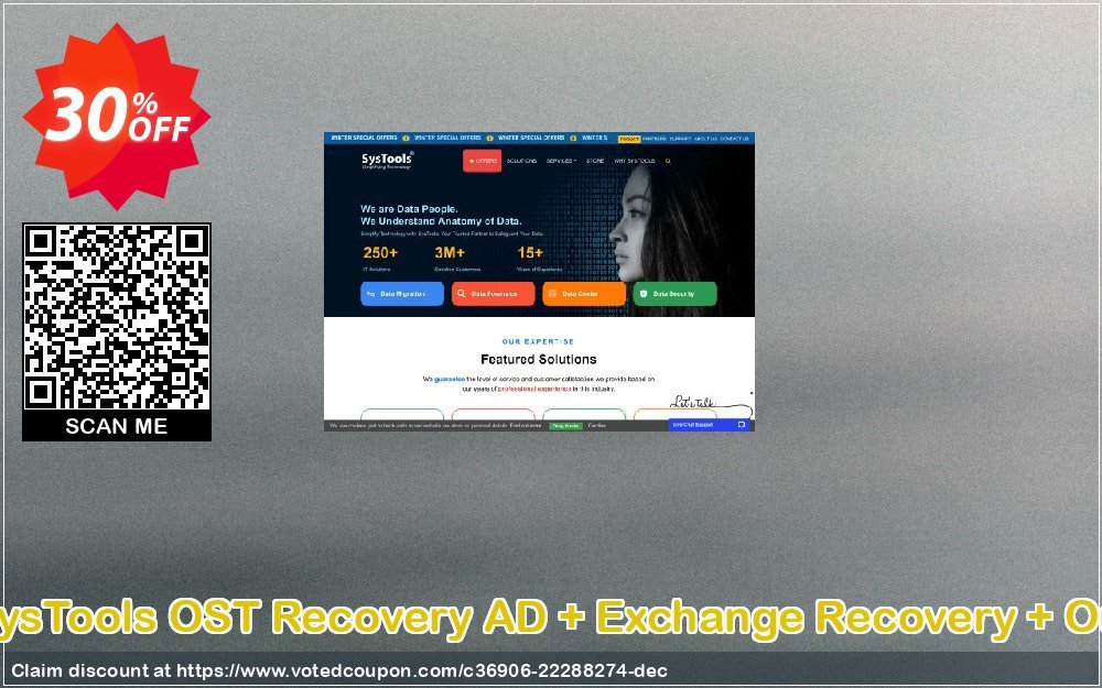 Bundle Offer - SysTools OST Recovery AD + Exchange Recovery + Outlook Recovery Coupon Code Apr 2024, 30% OFF - VotedCoupon