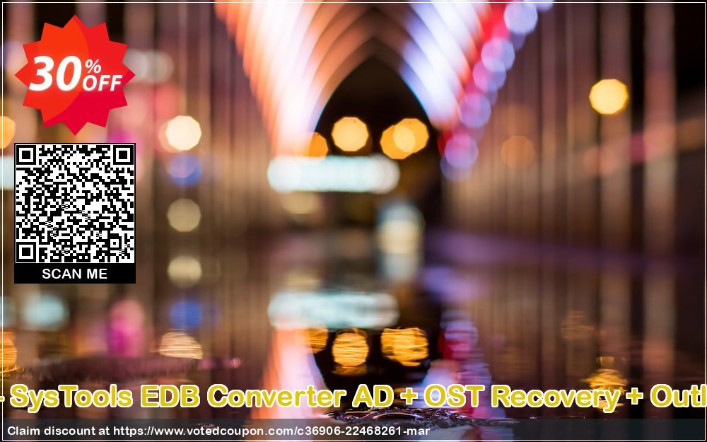 Bundle Offer - SysTools EDB Converter AD + OST Recovery + Outlook Recovery Coupon Code Apr 2024, 30% OFF - VotedCoupon