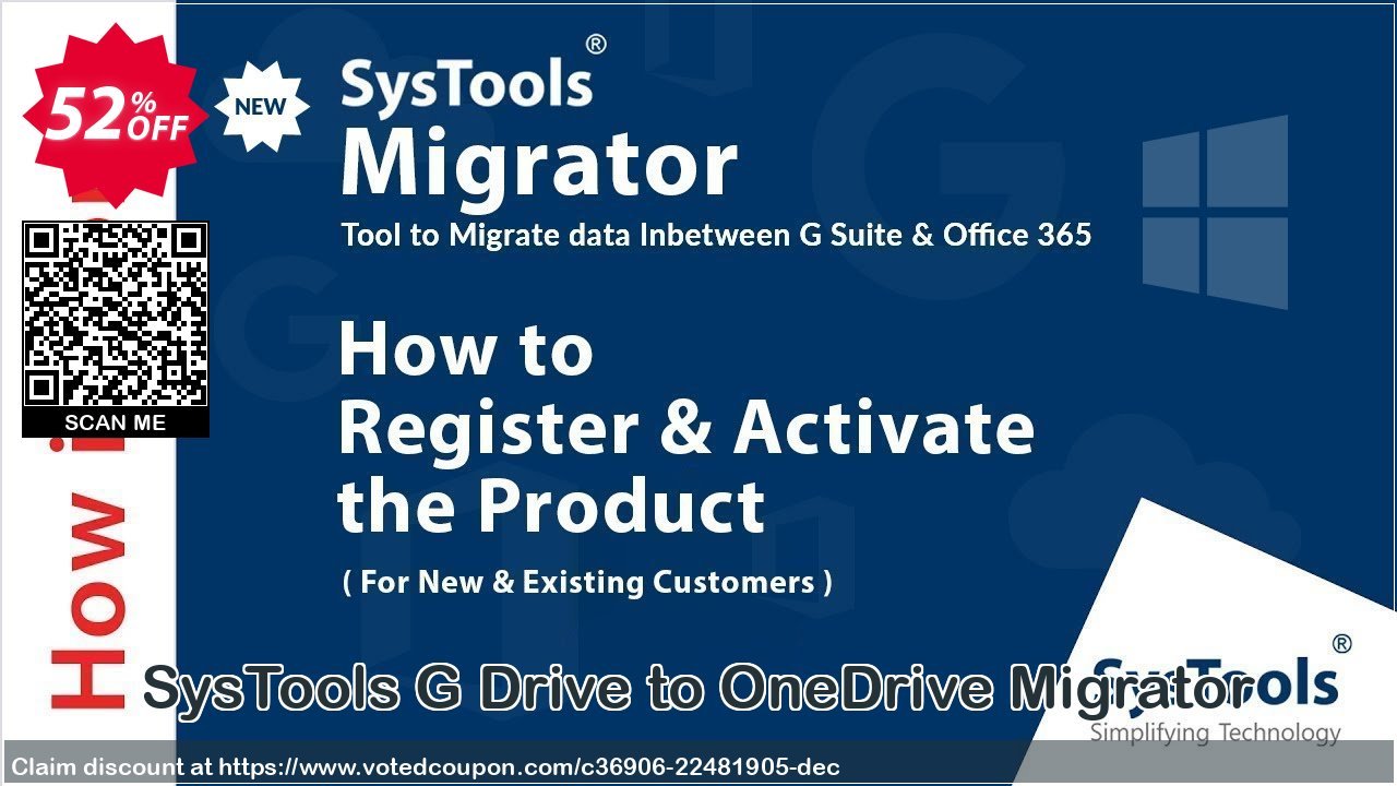 SysTools G Drive to OneDrive Migrator Coupon, discount 50% OFF SysTools G Drive to OneDrive Migrator, verified. Promotion: Awful sales code of SysTools G Drive to OneDrive Migrator, tested & approved