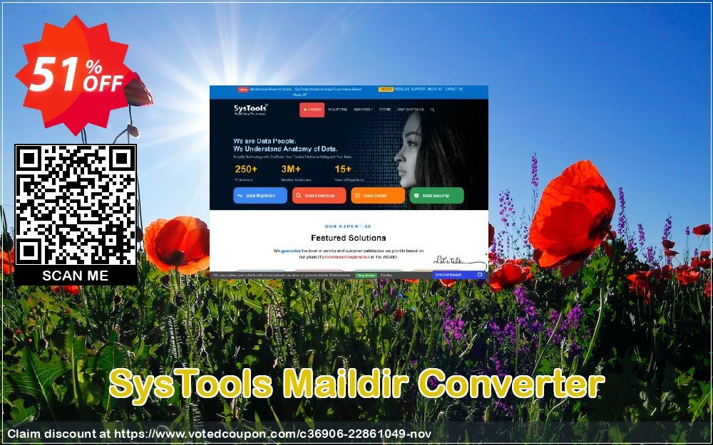 SysTools Maildir Converter Coupon, discount SysTools Summer Sale. Promotion: exclusive promotions code of SysTools Maildir Converter 2024
