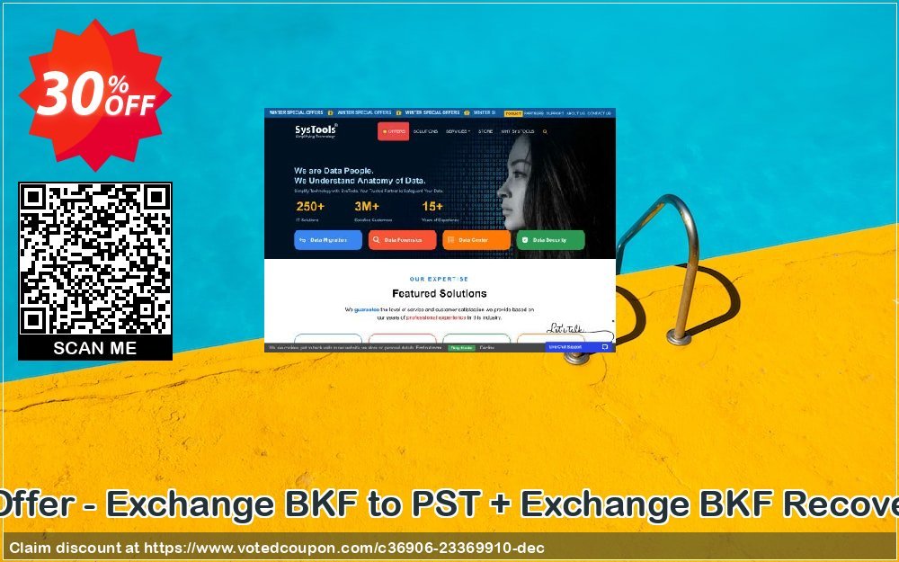 Special Bundle Offer - Exchange BKF to PST + Exchange BKF Recovery + BKF Repair Coupon, discount SysTools Summer Sale. Promotion: fearsome discount code of Special Bundle Offer - Exchange BKF to PST + Exchange BKF Recovery + BKF Repair 2023