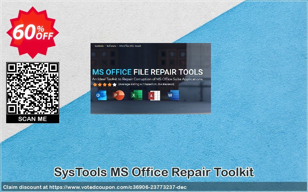 SysTools MS Office Repair Toolkit Coupon Code Mar 2024, 60% OFF - VotedCoupon