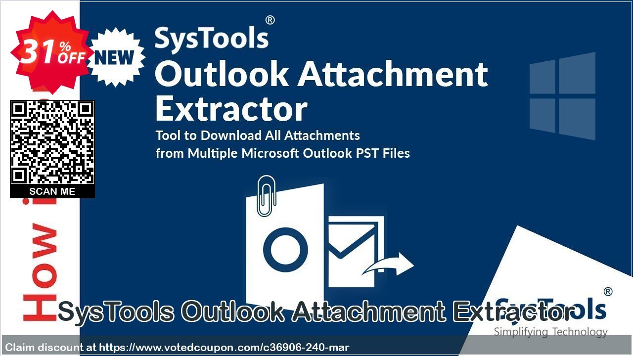 SysTools Outlook Attachment Extractor Coupon Code Apr 2024, 31% OFF - VotedCoupon