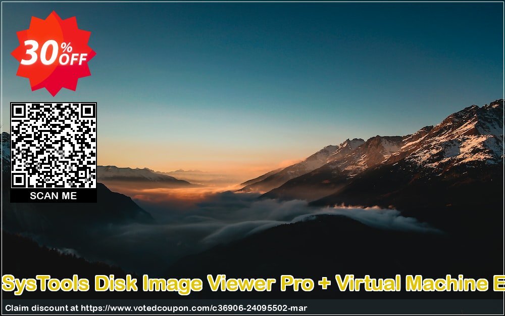 Bundle Offer - SysTools Disk Image Viewer Pro + Virtual MAChine Email Recovery Coupon, discount SysTools Summer Sale. Promotion: big offer code of Bundle Offer - SysTools Disk Image Viewer Pro + Virtual Machine Email Recovery 2024