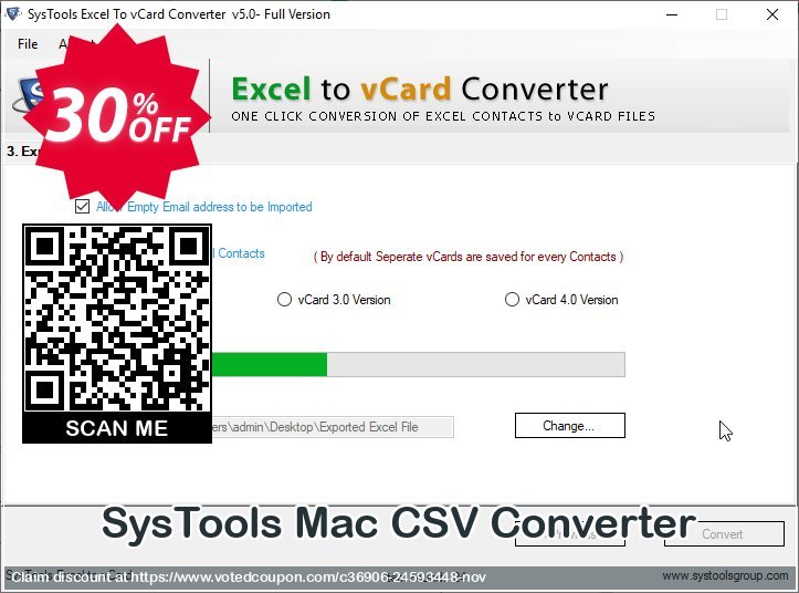 SysTools MAC CSV Converter Coupon, discount SysTools Summer Sale. Promotion: awful discount code of SysTools Mac CSV Converter 2024