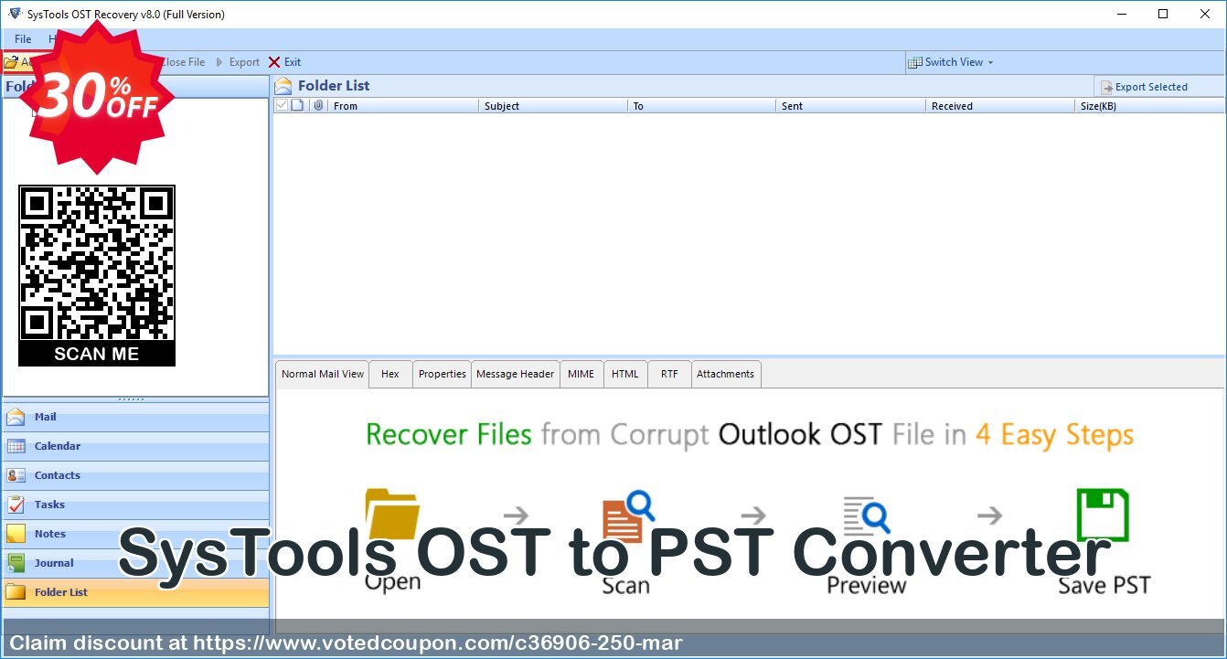 SysTools OST to PST Converter Coupon Code May 2024, 30% OFF - VotedCoupon