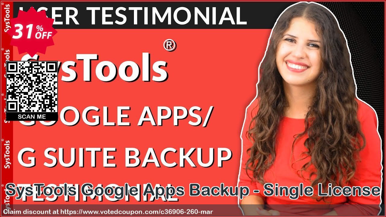 SysTools Google Apps Backup - Single Plan Coupon, discount SysTools coupon 36906. Promotion: 