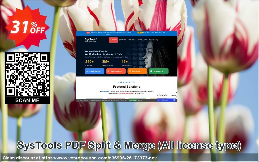 SysTools PDF Split & Merge, All Plan type  Coupon Code May 2024, 31% OFF - VotedCoupon