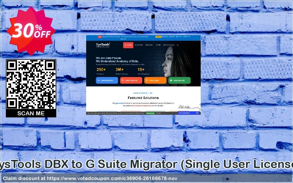SysTools DBX to G Suite Migrator, Single User Plan  Coupon Code Apr 2024, 30% OFF - VotedCoupon