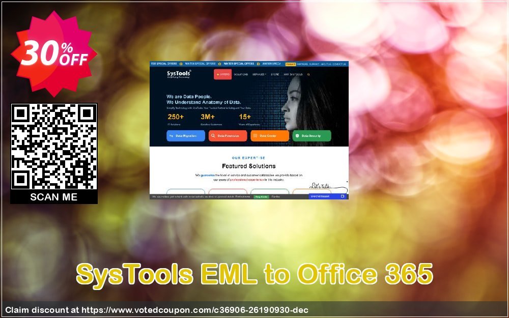 SysTools EML to Office 365 Coupon, discount SysTools Frozen Winters Sale. Promotion: Marvelous promo code of SysTools EML to Office 365 2024
