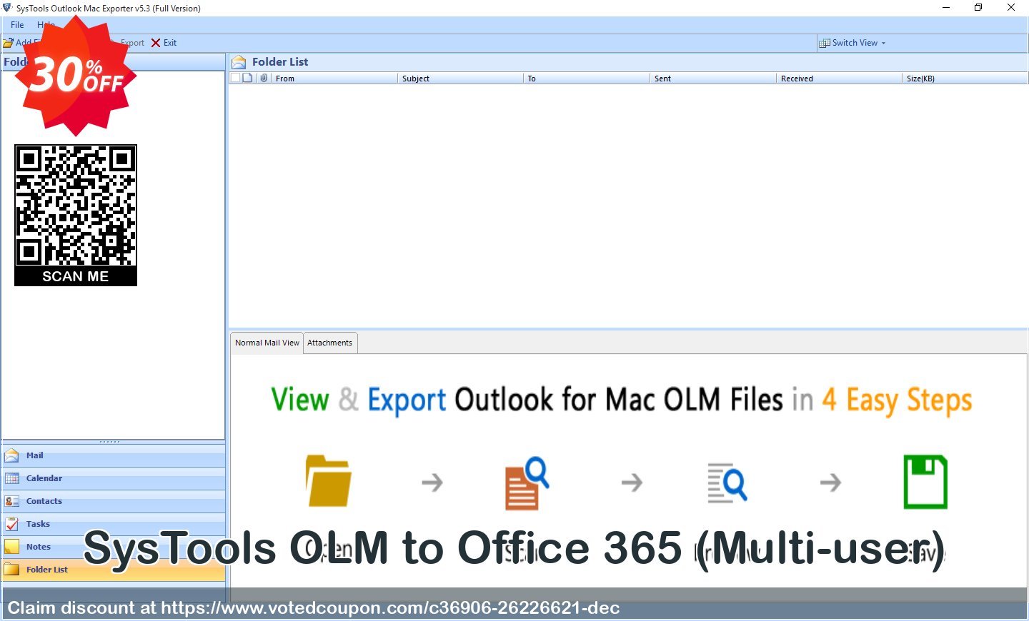 SysTools OLM to Office 365, Multi-user  Coupon Code Apr 2024, 30% OFF - VotedCoupon