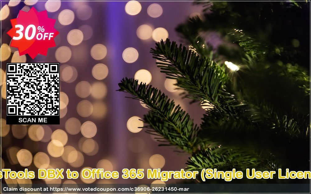 SysTools DBX to Office 365 Migrator, Single User Plan  Coupon, discount SysTools Frozen Winters Sale. Promotion: Stirring deals code of SysTools DBX to Office 365 - One License 2024