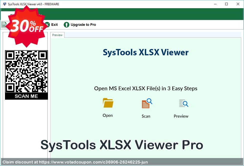 SysTools XLSX Viewer Pro Coupon, discount SysTools Frozen Winters Sale. Promotion: Awful promotions code of SysTools XLSX Viewer Pro 2024