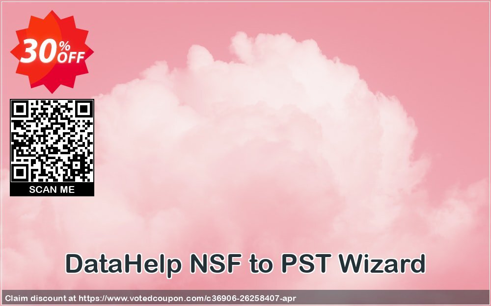 DataHelp NSF to PST Wizard Coupon, discount SysTools Spring Offer. Promotion: Awesome deals code of DataHelp NSF to PST Wizard 2024