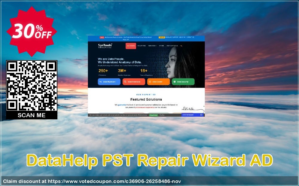 DataHelp PST Repair Wizard AD Coupon, discount SysTools Spring Offer. Promotion: Dreaded discount code of DataHelp PST Repair Wizard AD 2024