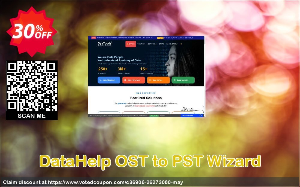 DataHelp OST to PST Wizard Coupon, discount SysTools Spring Offer. Promotion: Exclusive offer code of DataHelp OST to PST Wizard 2024