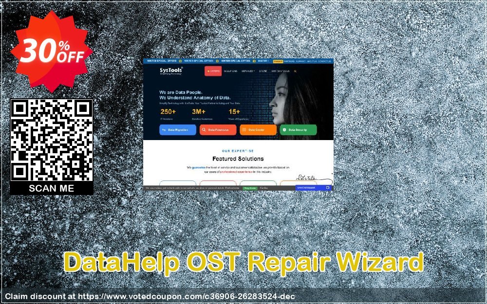 DataHelp OST Repair Wizard Coupon, discount SysTools Spring Offer. Promotion: Wonderful offer code of DataHelp OST Repair Wizard 2024