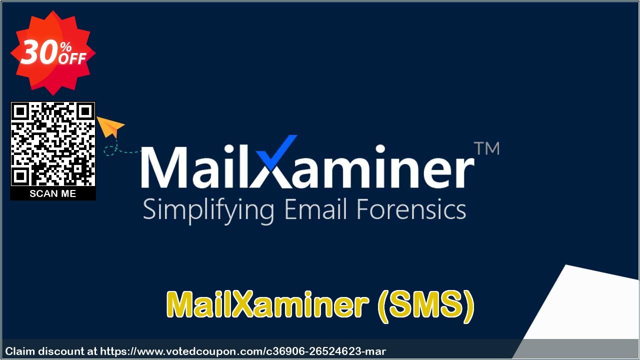 MailXaminer, SMS  Coupon, discount SysTools Product: MailXaminer SMS Awful sales code 2024. Promotion: Awful sales code of SysTools Product: MailXaminer SMS 2024