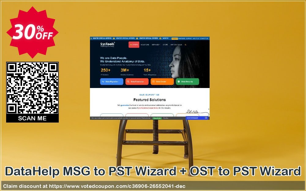 DataHelp MSG to PST Wizard + OST to PST Wizard Coupon, discount SysTools Spring Offer. Promotion: Amazing promotions code of DataHelp MSG to PST Wizard + OST to PST Wizard 2024