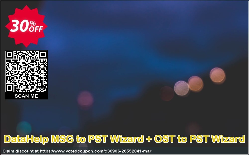 DataHelp MSG to PST Wizard + OST to PST Wizard Coupon, discount SysTools Spring Offer. Promotion: Amazing promotions code of DataHelp MSG to PST Wizard + OST to PST Wizard 2024