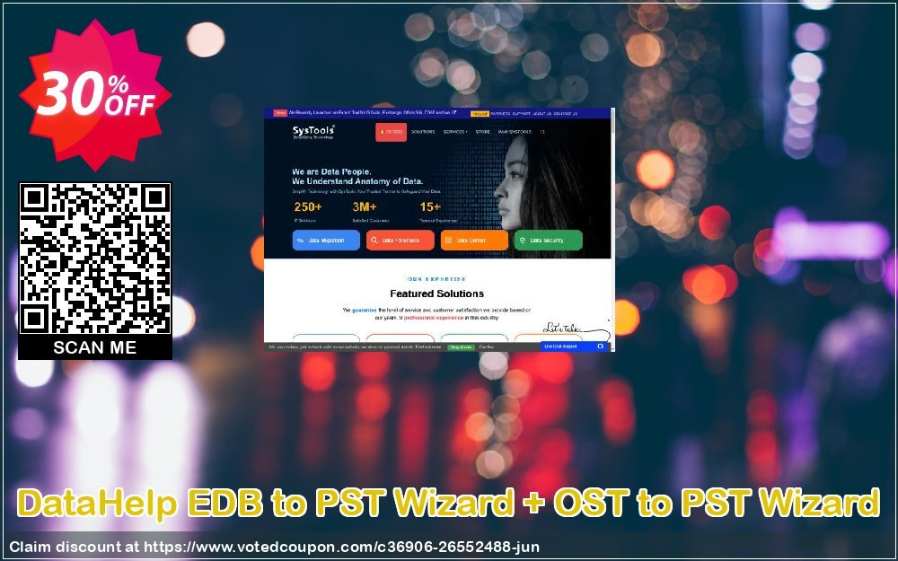 DataHelp EDB to PST Wizard + OST to PST Wizard Coupon, discount SysTools Spring Offer. Promotion: Stunning discounts code of DataHelp EDB to PST Wizard + OST to PST Wizard 2024