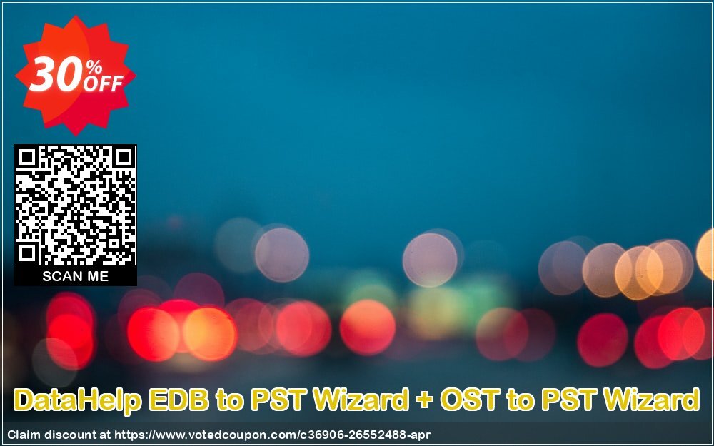 DataHelp EDB to PST Wizard + OST to PST Wizard Coupon, discount SysTools Spring Offer. Promotion: Stunning discounts code of DataHelp EDB to PST Wizard + OST to PST Wizard 2024