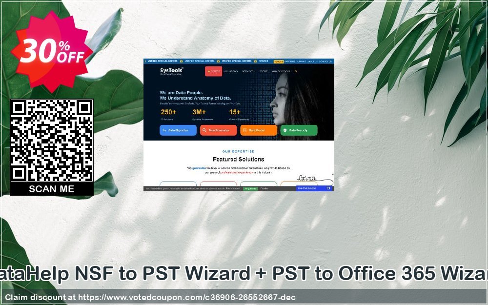 DataHelp NSF to PST Wizard + PST to Office 365 Wizard Coupon Code May 2024, 30% OFF - VotedCoupon