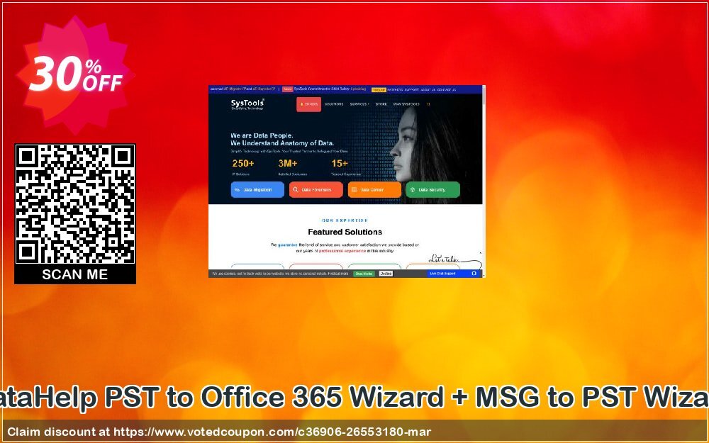 DataHelp PST to Office 365 Wizard + MSG to PST Wizard Coupon, discount SysTools Spring Offer. Promotion: Imposing promo code of DataHelp PST to Office 365 Wizard + MSG to PST Wizard 2024