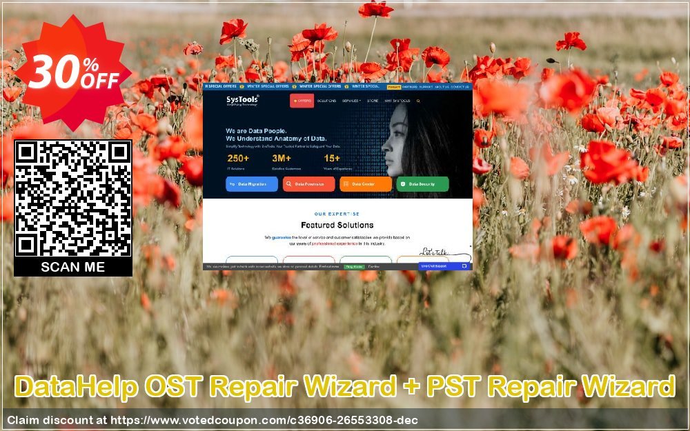 DataHelp OST Repair Wizard + PST Repair Wizard Coupon, discount SysTools Spring Offer. Promotion: Best promotions code of DataHelp OST Repair Wizard + PST Repair Wizard 2024