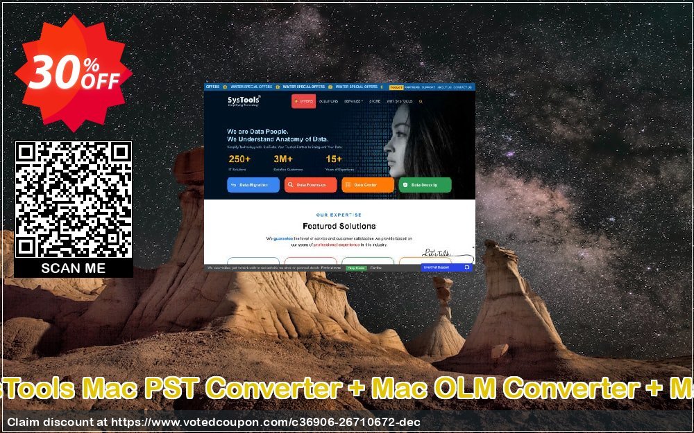 Bundle Offer - SysTools MAC PST Converter + MAC OLM Converter + MAC OLK Converter Coupon, discount SysTools Frozen Winters Sale. Promotion: Awesome discount code of Bundle Offer - SysTools Mac PST Converter + Mac OLM Converter + Mac OLK Converter 2024