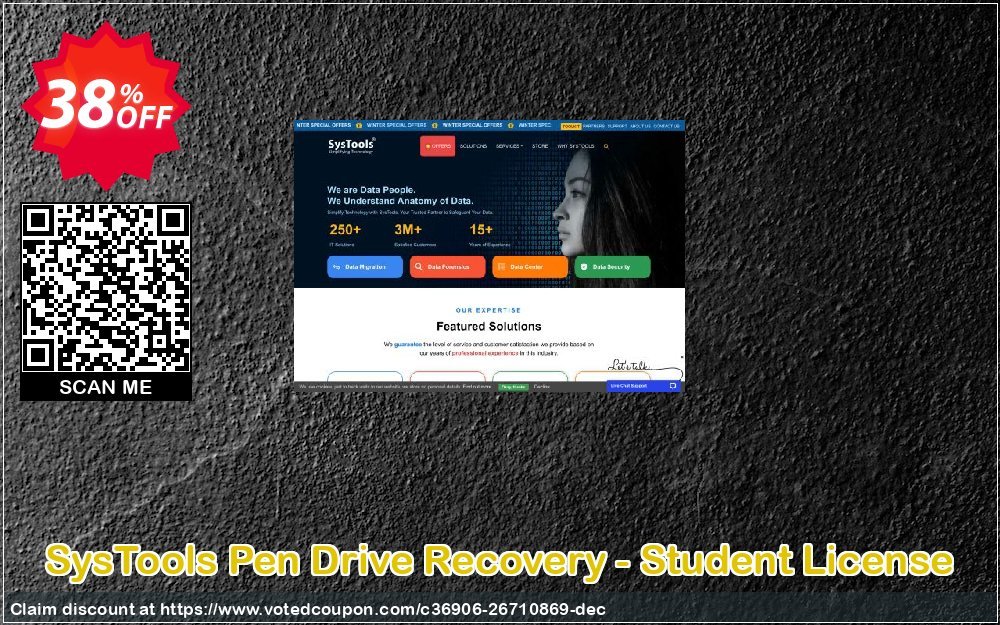 SysTools Pen Drive Recovery - Student Plan Coupon Code May 2024, 38% OFF - VotedCoupon