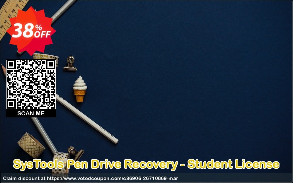 SysTools Pen Drive Recovery - Student Plan Coupon Code May 2024, 38% OFF - VotedCoupon