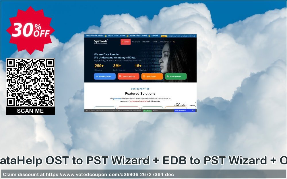 DataHelp Offer: DataHelp OST to PST Wizard + EDB to PST Wizard + OLM to PST Wizard Coupon, discount SysTools Pre Monsoon Offer. Promotion: Formidable sales code of Special Offer - DataHelp OST to PST Wizard + EDB to PST Wizard + OLM to PST Wizard 2024