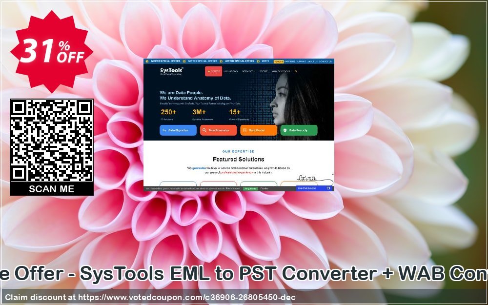 Bundle Offer - SysTools EML to PST Converter + WAB Converter Coupon, discount Bundle Offer - SysTools EML to PST Converter + WAB Converter Big offer code 2024. Promotion: Big offer code of Bundle Offer - SysTools EML to PST Converter + WAB Converter 2024