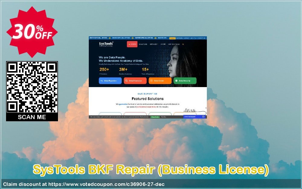SysTools BKF Repair, Business Plan  Coupon, discount SysTools coupon 36906. Promotion: 