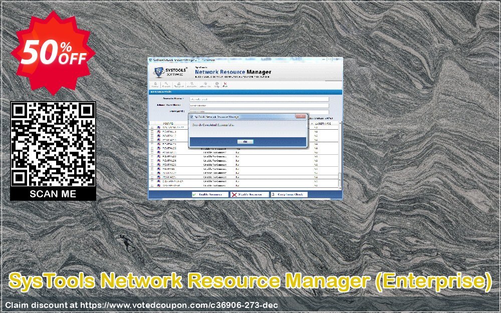 SysTools Network Resource Manager, Enterprise  Coupon, discount SysTools coupon 36906. Promotion: 