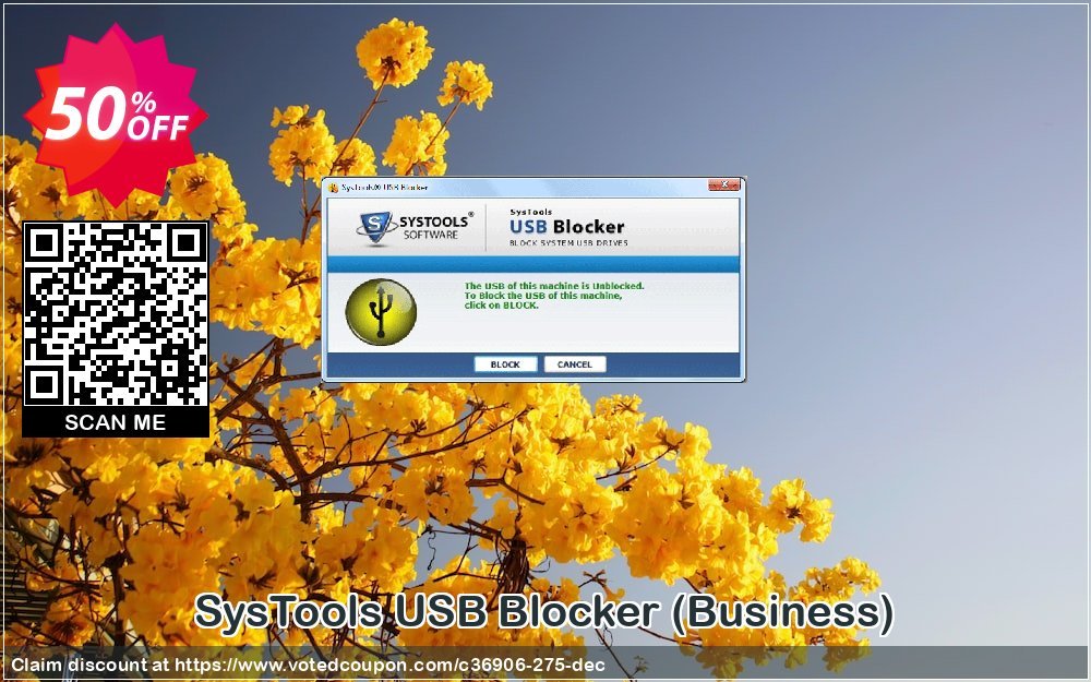 SysTools USB Blocker, Business  Coupon, discount SysTools coupon 36906. Promotion: 
