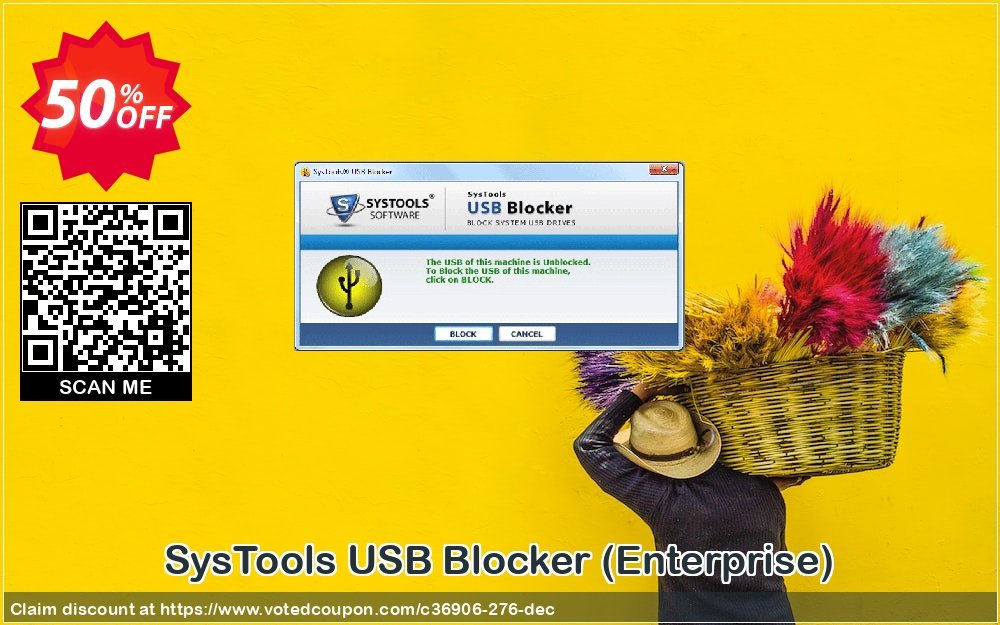 SysTools USB Blocker, Enterprise  Coupon, discount 50% OFF SysTools USB Blocker (Enterprise), verified. Promotion: Awful sales code of SysTools USB Blocker (Enterprise), tested & approved