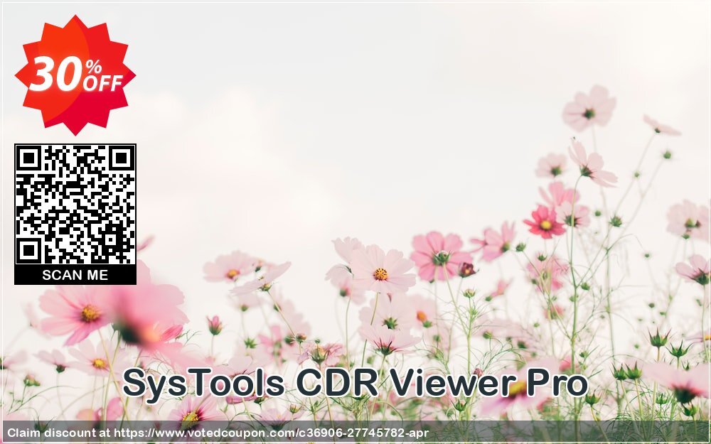 SysTools CDR Viewer Pro Coupon, discount SysTools Spring Offer. Promotion: Excellent offer code of SysTools CDR Viewer Pro 2024