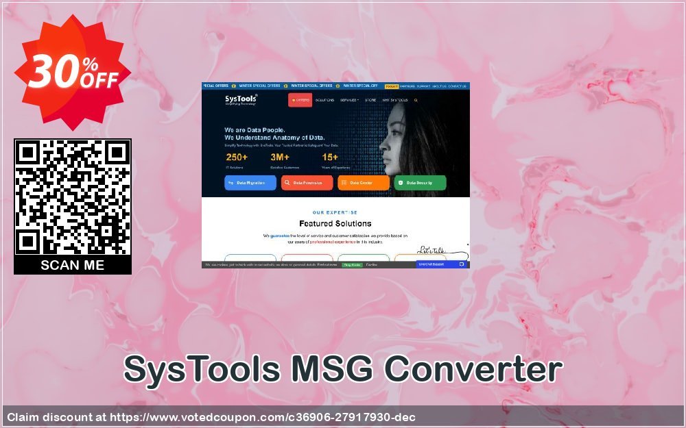 Get 30% OFF SysTools MSG Converter Coupon