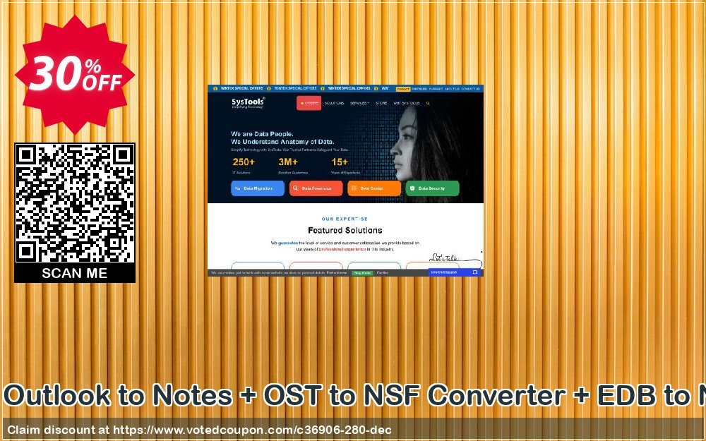 Bundle Offer - Outlook to Notes + OST to NSF Converter + EDB to NSF Converter Coupon, discount 30% OFF Bundle Offer - Outlook to Notes + OST to NSF Converter + EDB to NSF Converter, verified. Promotion: Awful sales code of Bundle Offer - Outlook to Notes + OST to NSF Converter + EDB to NSF Converter, tested & approved