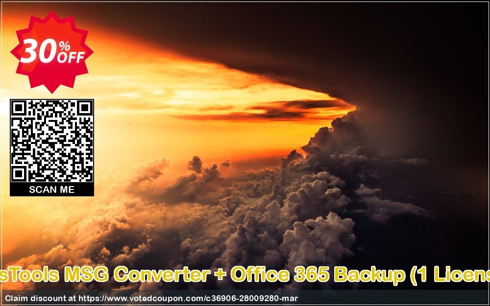 SysTools MSG Converter + Office 365 Backup, 1 Plan  Coupon, discount SysTools Pre-Summer Offer. Promotion: Awesome deals code of SysTools MSG Converter + Office 365 Backup - One License 2024