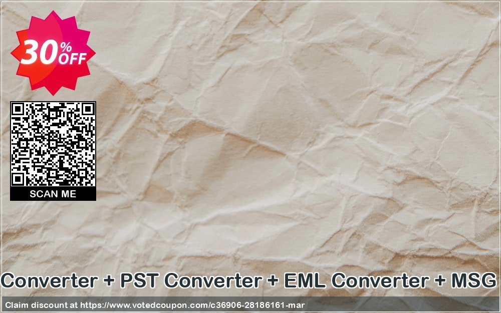 Bundle Offer - SysTools OLM Converter + PST Converter + EML Converter + MSG Converter + MBOX Converter Coupon Code Jun 2024, 30% OFF - VotedCoupon