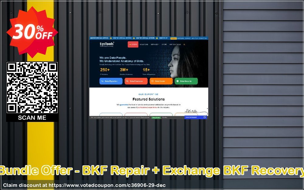 Bundle Offer - BKF Repair + Exchange BKF Recovery Coupon, discount SysTools Summer Sale. Promotion: 