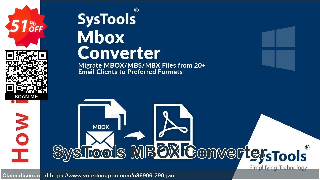 SysTools MBOX Converter Coupon Code Jun 2023, 51% OFF - VotedCoupon
