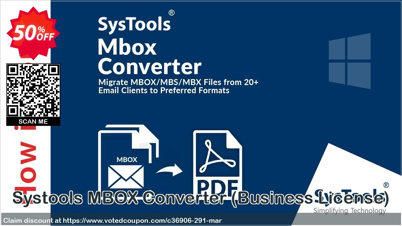 Systools MBOX Converter, Business Plan  Coupon, discount SysTools coupon 36906. Promotion: 