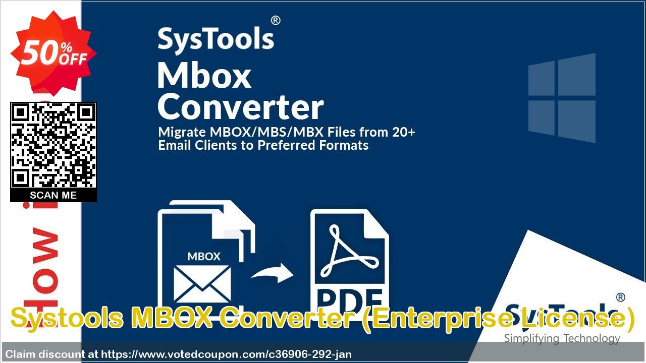 Systools MBOX Converter, Enterprise Plan  Coupon Code Jun 2023, 50% OFF - VotedCoupon