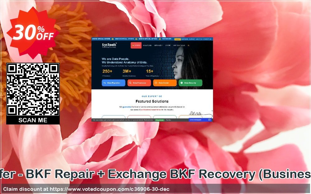 Bundle Offer - BKF Repair + Exchange BKF Recovery, Business Plan  Coupon, discount SysTools Summer Sale. Promotion: 